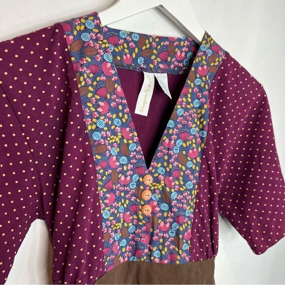 Matilda Jane miss match floral midi waist tie - Picture 3 of 7